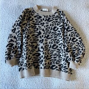 Goodnight macaroon animal print sweater‎